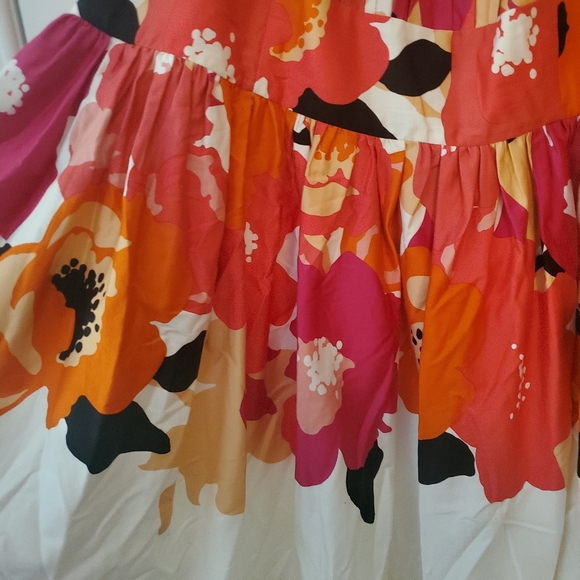 Calvin Klein Plus Size 20W Floral Tea Dress - Picture 5 of 8